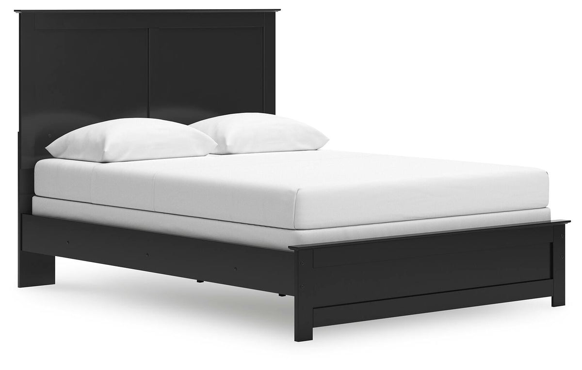 Maribel Queen Panel Bed, Dresser and Mirror