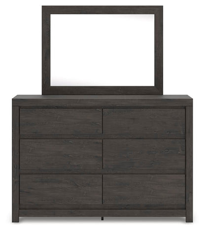 Parlayon King Panel Bed, Dresser and Mirror