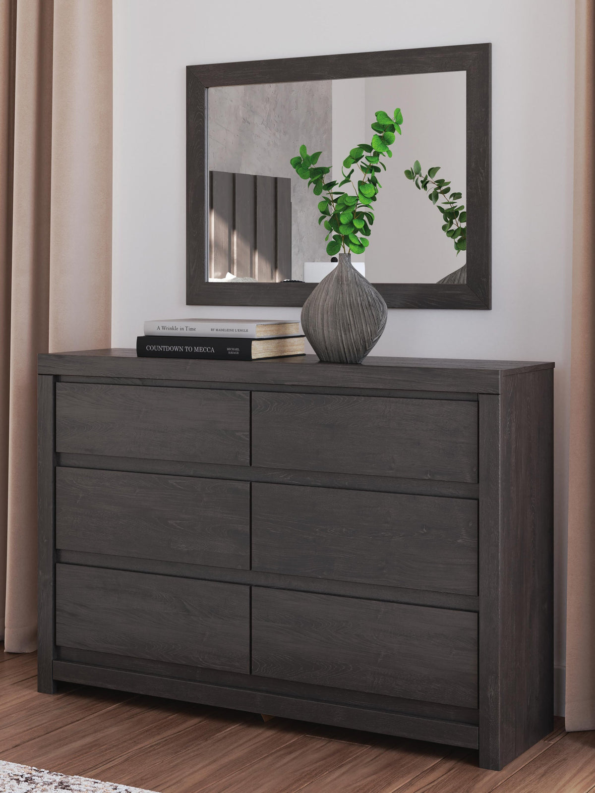 Parlayon King Panel Bed, Dresser and Mirror