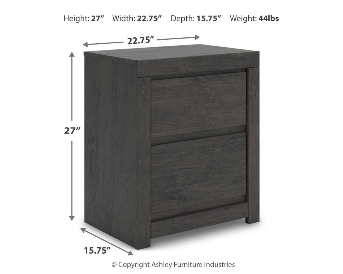 Parlayon King Panel Bed, Dresser, Mirror and Nightstand