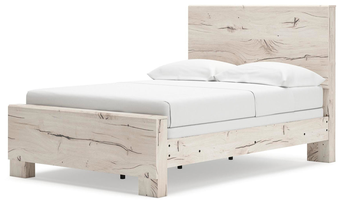 Lawroy Full Panel Bed, Dresser, Mirror and Nightstand