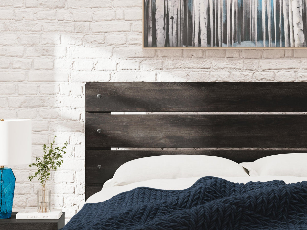 Delmorta Queen Panel Bed, Dresser and Mirror
