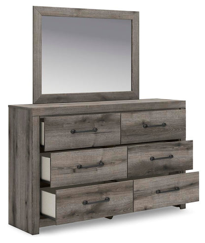Urbanoore Full Panel Bed, Dresser, Mirror and Nightstand