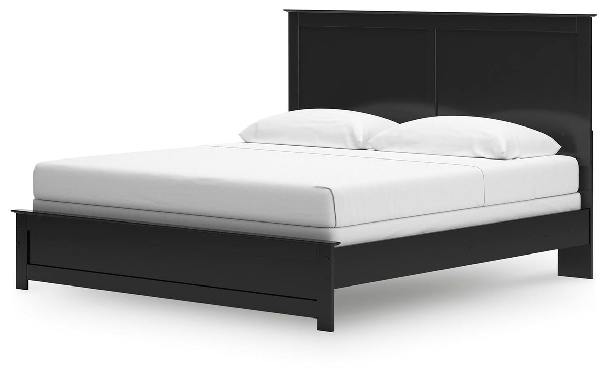 Maribel King Panel Bed, Dresser, Mirror and Nightstand