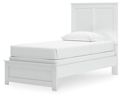 Bostwick Shoals Twin Panel Bed, Dresser, Mirror and Nightstand