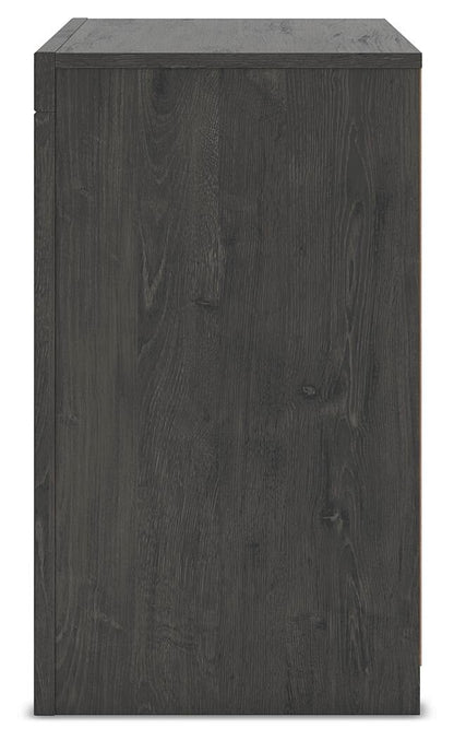 Parlayon King Panel Storage Bed, Dresser, Mirror and Nightstand