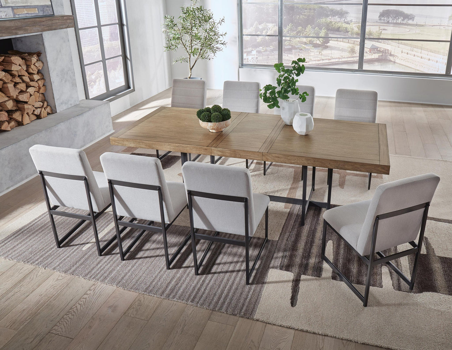 Tomtyn Dining Table and 8 Chairs
