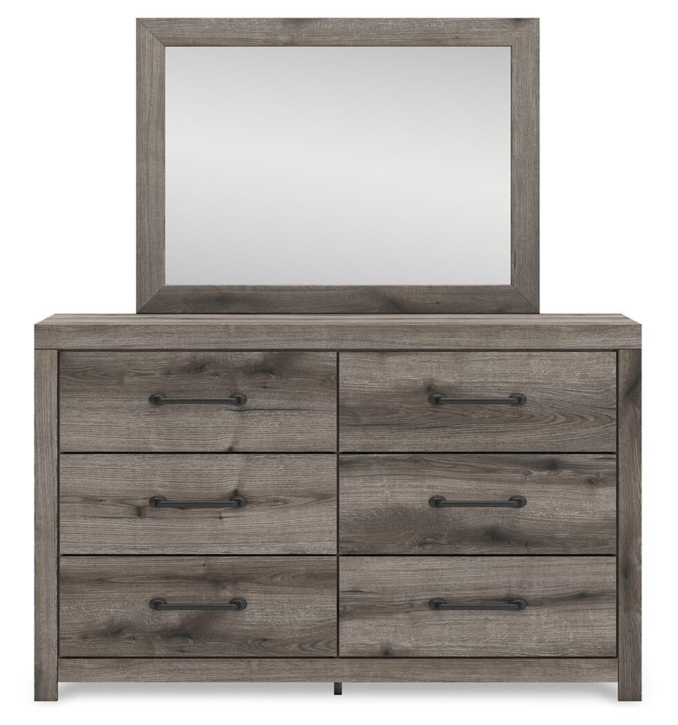 Urbanoore Twin Panel Bed, Dresser, Mirror and Nightstand