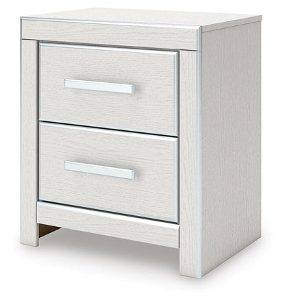 Birmonton Queen Upholstered Panel Platform Bed, Dresser, Mirror, Chest and Nightstand