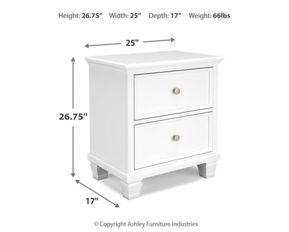 Fortman King Panel Storage Bed with Mirrored Dresser and Nightstand