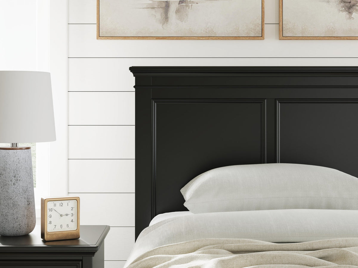 Lanolee Twin Panel Storage Bed, Dresser, Mirror and Nightstand