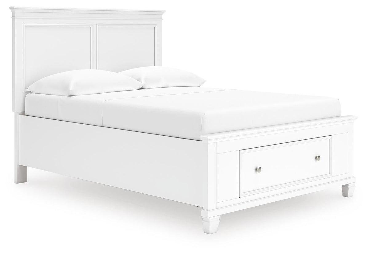 Fortman Full Panel Storage Bed, Dresser and Mirror