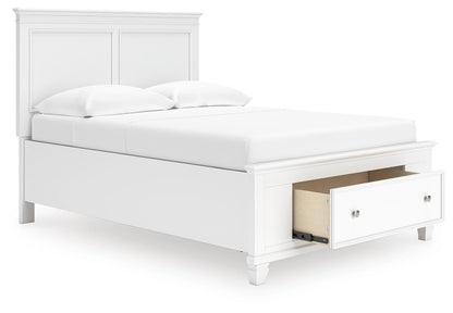 Fortman Full Panel Storage Bed, Dresser and Mirror