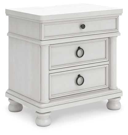 Chadworth King Poster Bed, Dresser, Mirror and Nightstand