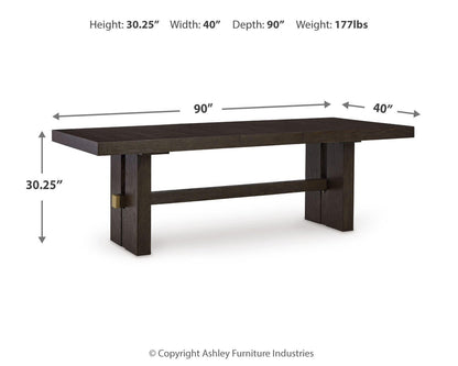 Burkhaus Dining Table and 6 Chairs