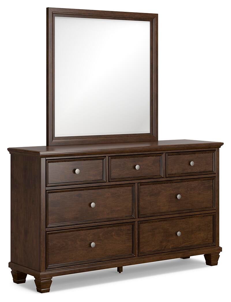 Danabrin Full Panel Storage Bed, Dresser, Mirror and Nightstand