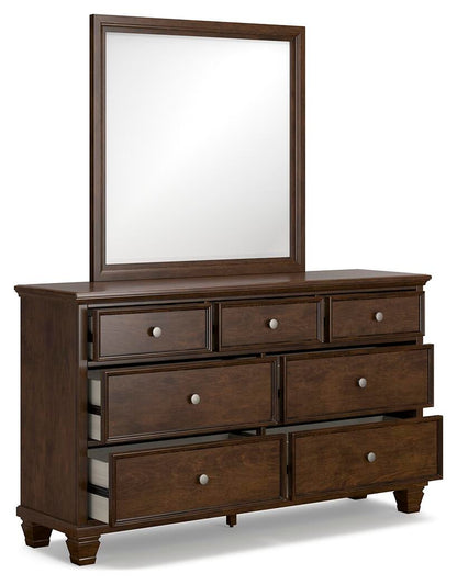 Danabrin Full Panel Storage Bed, Dresser, Mirror and Nightstand