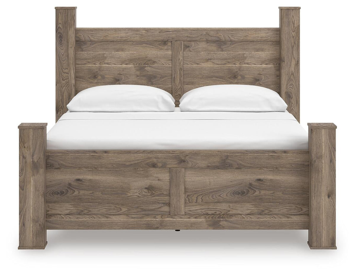 Keithland King Poster Bed, Dresser and Mirror