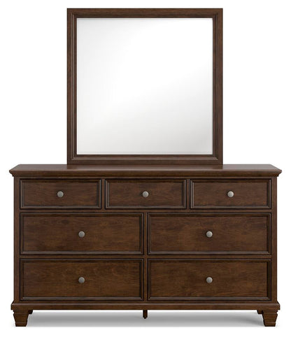Danabrin Twin Panel Storage Bed, Dresser, Mirror and Nightstand
