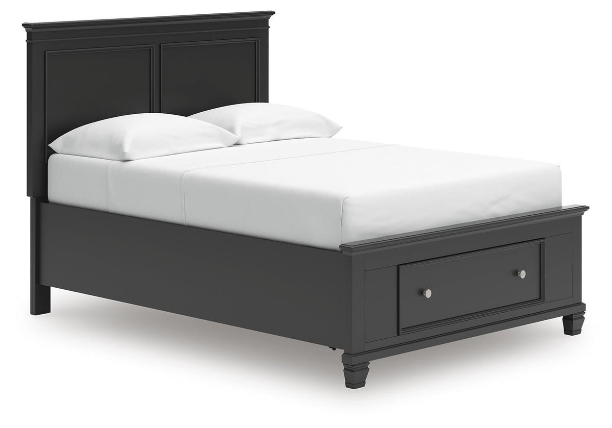 Lanolee Full Panel Storage Bed, Dresser and Mirror