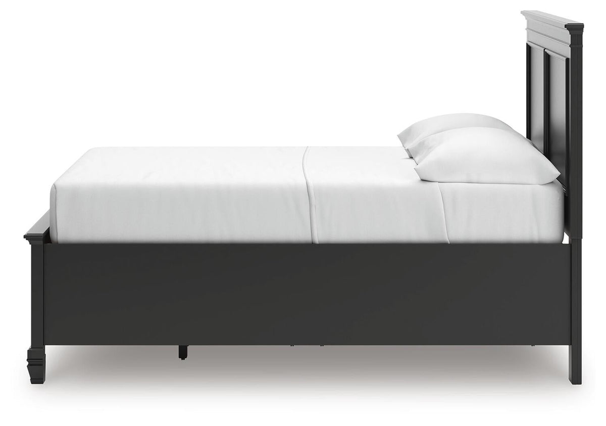 Lanolee Full Panel Storage Bed, Dresser and Mirror