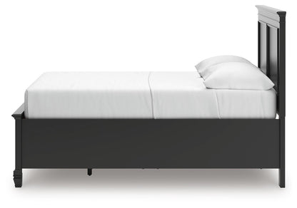 Lanolee Full Panel Storage Bed, Dresser and Mirror