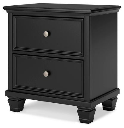 Lanolee King Panel Storage Bed, Dresser, Mirror and Nightstand