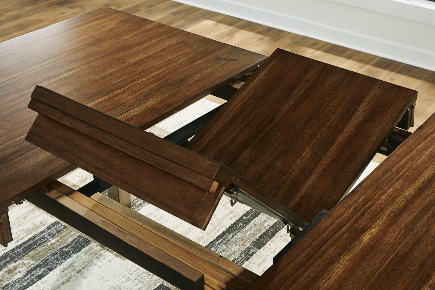 Ralene Counter Height Dining Table and 8 Barstools