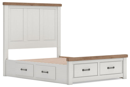Savonport Queen Panel Storage Bed, Dresser and Mirror
