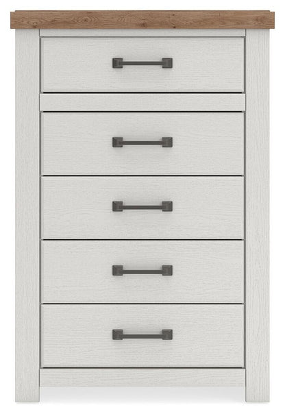 Savonport Queen Panel Bed, Dresser, Mirror, Chest and Nightstand