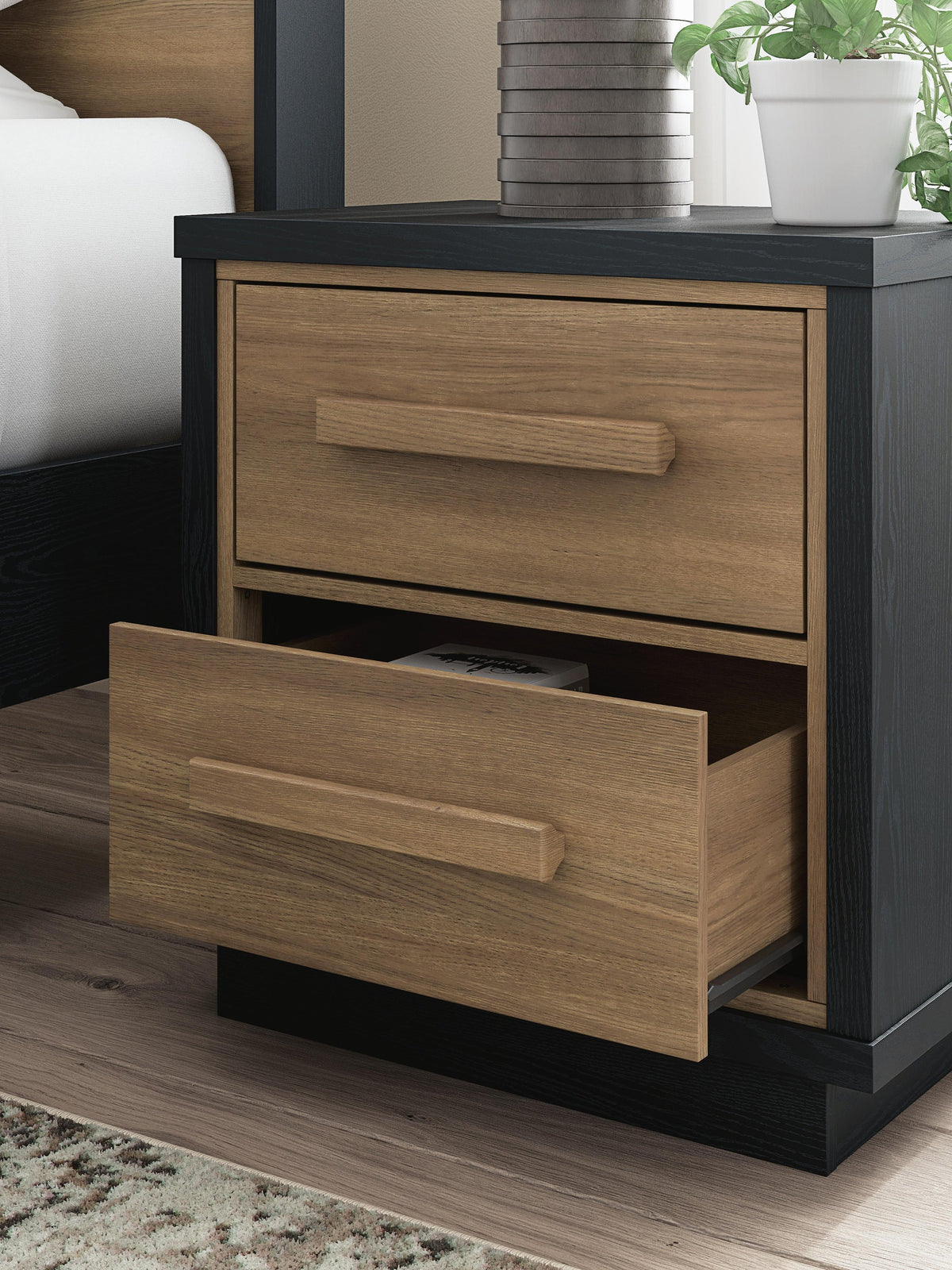 Ashley Express - Kozmour Two Drawer Night Stand