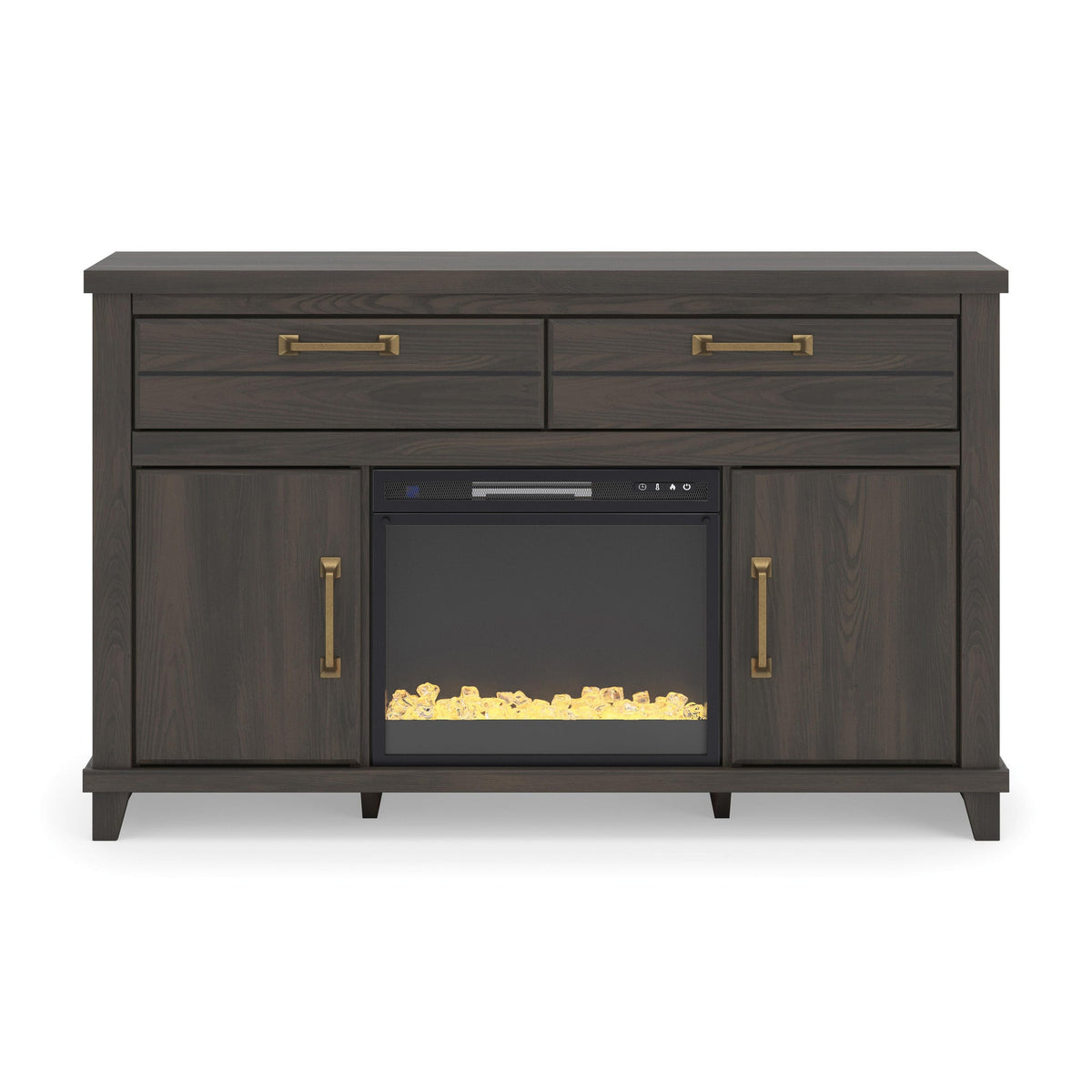 Brazen Valley 60" TV Stand with Electric Fireplace