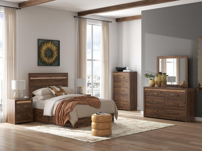 Ashley Express - Janfyn Full Panel Platform Bed with Storage