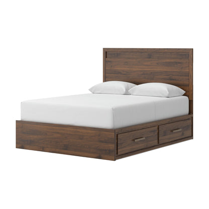 Ashley Express - Janfyn Queen Panel Bed with 2 Sided Storage