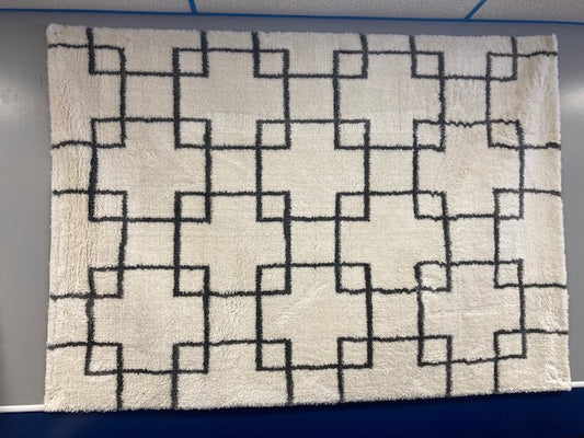 White Pattern Rug