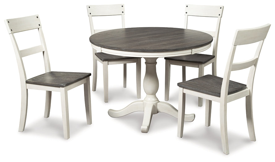 Ashley Express - Nelling Dining Table and 4 Chairs